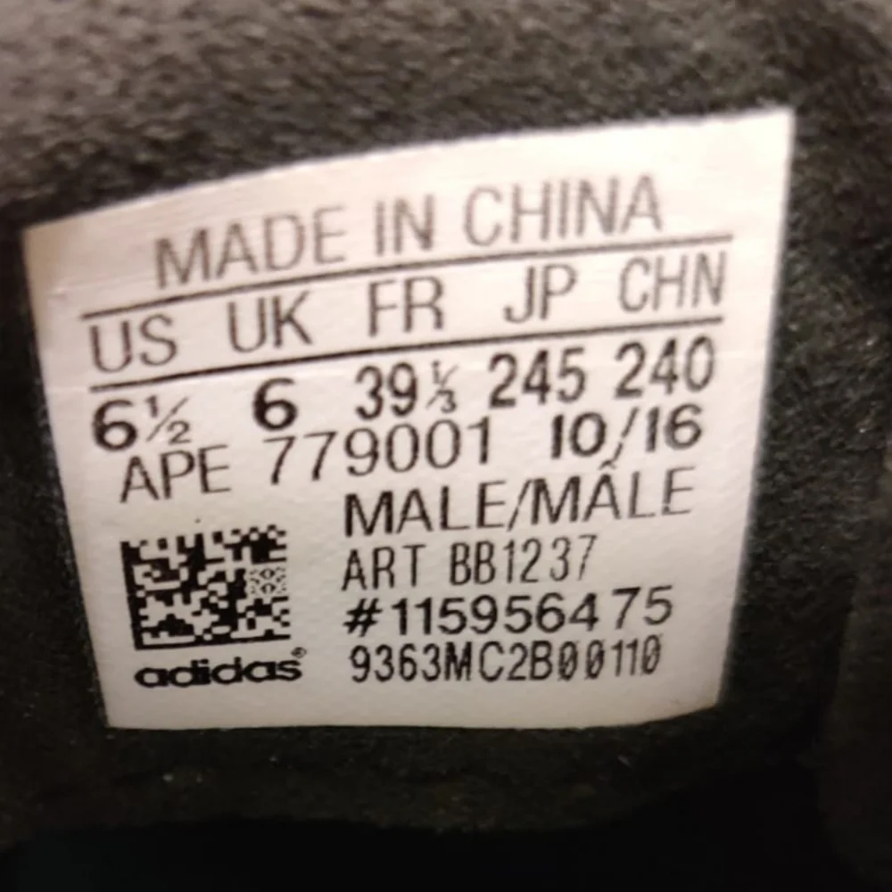 adidas equipment support